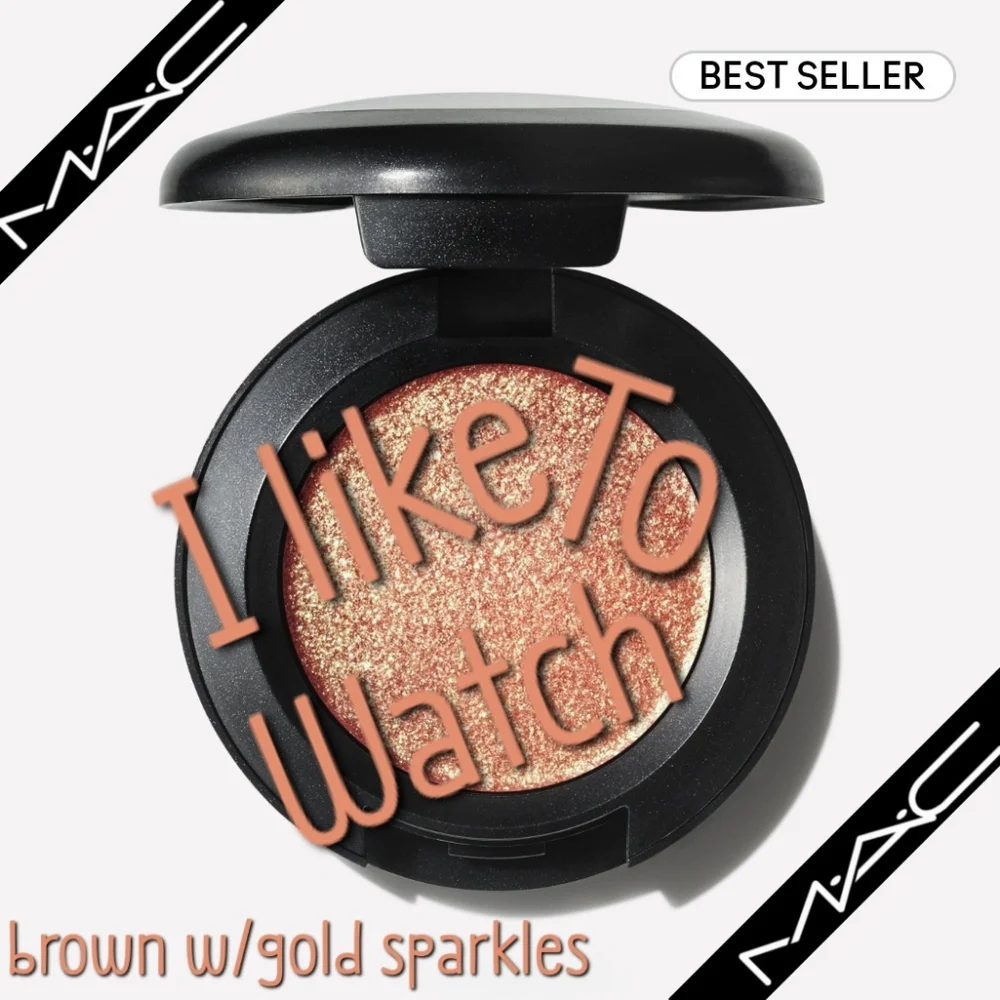Mac Dazzleshadow I Like To Watch Brown Gold Sparkles Brand New in Box Authentic